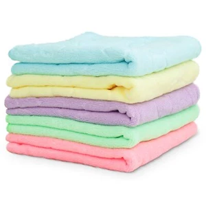 Bathroom Hand Towels 5 Pcs Absorbent Hand Drying Towels Embossed Bears and Fl... - Picture 1 of 7