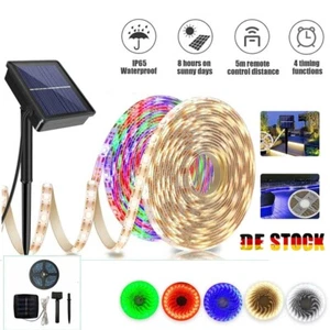2835 3m Solar LED Streifen Stripe RGB Leiste Band Licht Leuchte Lichterkette DE - Bild 1 von 23