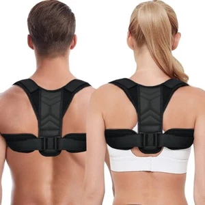 Posture Corrector-Back Brace for Men Women Upper Spine Support Pain Relief Comfy - Picture 1 of 15