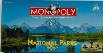 Vintage Monopoly National Parks Edition Hasbro 1998 Board Game New Sealed - Image 1 of 4