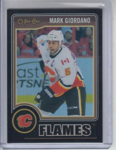 14/15 OPC Calgary Flames Mark Giordano Black Rainbow card #277 Ltd #/100 - Bild 1 von 2