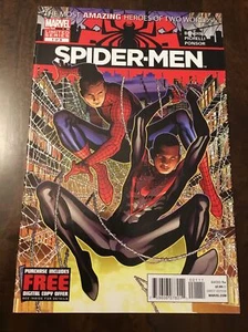 Spider-men #1 of 5 August 2012 1st meeting Miles Morales Peter Parker Marvel  - Picture 1 of 12