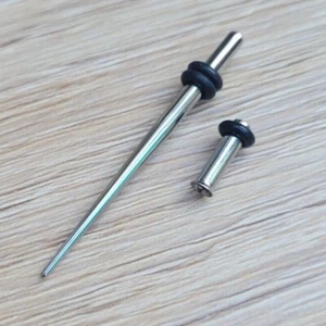 Steel Septum Conch Stretching Kit Pincher Taper Plug Tunnel piercing nose - Picture 1 of 5