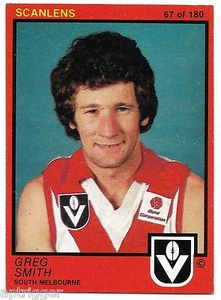 1982 Scanlens (67) Greg SMITH South Melbourne ++++ - Picture 1 of 1