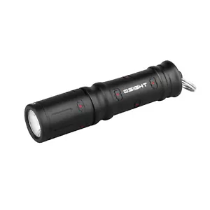 Olight i3E EOS-Osight Edition-Piccolo Portachiavi Torcia EDC-90 Lumen-NERO-VELOCE - Foto 1 di 8