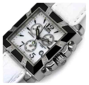 DEDIA Lily MQ Women's Brand New Diamond Chronograph Watch Retails at $1,800.00 - Picture 1 of 5