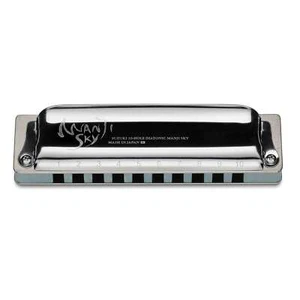 Suzuki Manji Sky 10-Hole Diatonic Harmonica Key of A - Picture 1 of 5