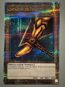 YUGIOH LEFT LEG OF THE FORBIDDEN ONE ASIA ENGLISH ES01 25TH FOIL QCSR (MISPRINT) - Picture 1 of 3