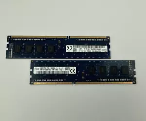 2x Hynix HMT451U6AFR8C-PB 4GB PC3-12800U DIMM 1600 MHz DDR3 - Picture 1 of 4