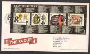 GB 2022 The FA Cup Football Sport Mini Sheet First Day Cover FDC Tallents SHS - Bild 1 von 1