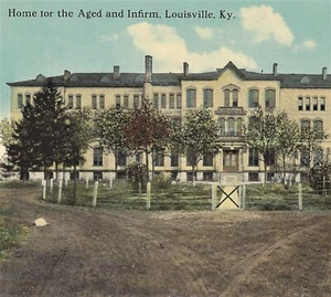 Louisville, KY Home for the Aged Infirm Early Curt Teich Postcard #3600 c1907 - Picture 1 of 3