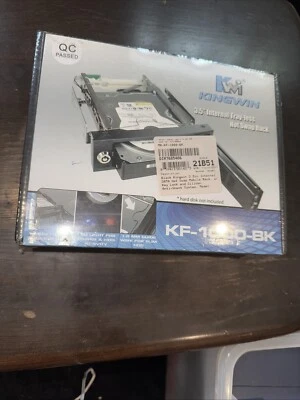 KINGWIN 3.5" INTERNAL HOT SWAP RACK KF-2000-BK Safety Lock #W4251 - Image 1 of 3