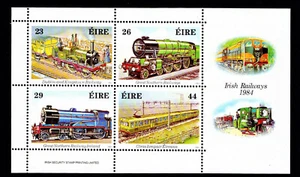 Ireland #581-584 VF MNH - 1984 23p to 44p Irish Railways Sesquicentenary - Picture 1 of 2