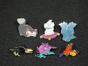 2023 6 Disney Pins Evil Sidekicks Booster Villains Set Panic Pain Percy Lucifer - Picture 1 of 1