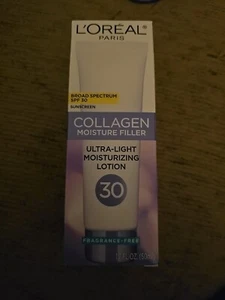 2 L'Oreal Collagen Moisture Filler Daily Moisturizer Day Cream SPF30, 1.7 (E5) - Picture 1 of 4