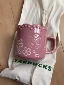 Tazza Starbucks SAKURA cerchio floreale 2023 nuovo inutilizzato Giappone colore originale Sakura - Foto 1 di 24