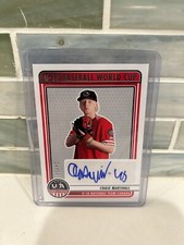 2023 USA Stars & Stripes U-18 World Cup CANADA Auto /58 ~ Chase Marshall