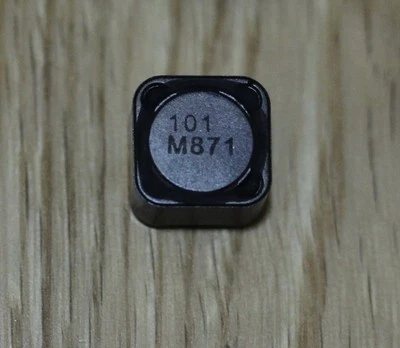 100PCS CDRH127 100uH 1.7A SMD Shielded Power Inductor CDRH CDRH127/LD-101MC - Image 1 of 3