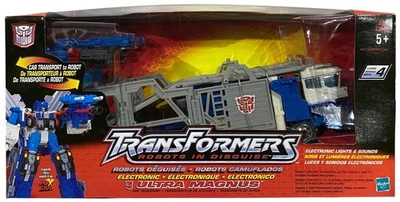 Transformers Robots in Disguise Ultra Magnus Car Transport Truck 2001 Figura NUEVO Foto 1 de 4