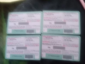 AT&T 60 Minute Prepaid Phone Card, lot of Four (4) - Picture 1 of 5