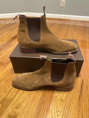 Bota Chelsea R.M Williams Comfort Craftsman Gamuza Tabaco - 10G Reino Unido 11D EE. UU. Foto 1 de 4