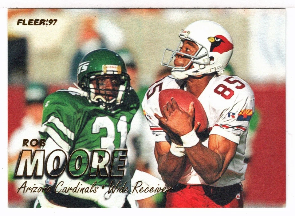 Rob Moore - Arizona Cardinals (NFL Football Card) 1997 Fleer # 404 - Mint - Image 1 of 1