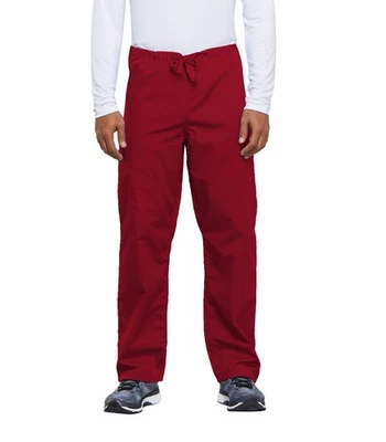 Scrubs Cherokee Workwear Men's Drawstring Cargo Pant Tall 4100T REDW Red - Image 1 of 4