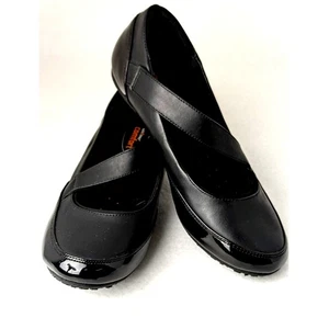 Zapatos cómodos SafeTStep talla 7,5 materiales hechos por el hombre nuevos sin etiquetas antideslizantes trabajo teatro - Imagen 1 de 8