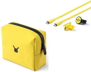 Anker Pokemon Pikachu Compact Pouch & USB-C Cable Bundle Set Japan Limited - Picture 1 of 48