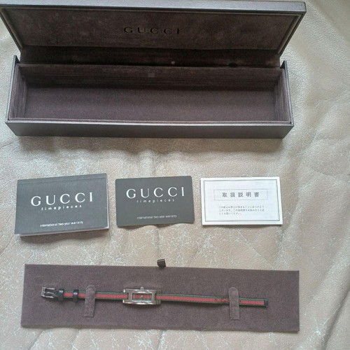 Orologio donna Gucci linea Sherry quarzo 3900L cinturino nylon usa dalppone