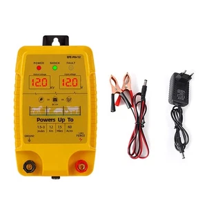 Electric Fence Energiser Unit 12KV AC Powered 1.5-3 J 12km Horse Fencing Kit - Picture 1 of 12