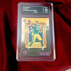 2020 Panini Chronicles - Gridiron Kings Jordan Love #GK-4 Pink (RC) Gem Mint 10 - Picture 1 of 2