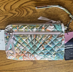 Vera Bradley RFID Muñequera Billetera Selva Lluvia Toldo Cremallera Alrededor B EXACTO Nuevo - Imagen 1 de 6