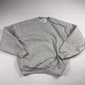 Los Angeles Apparel Crewneck Sweatshirt Men’s Large Gray Heavyweight Logo - Picture 1 of 11