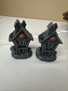 Decorazione Halloween Zucca Cava Mini Casa - Casa Infestata a Batteria - Foto 1 di 4