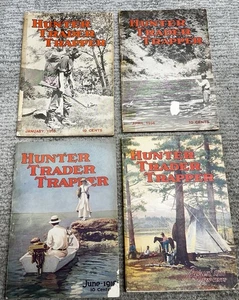 Alte antike Jäger Händler Trapper Zeitschriften - 1916 4 Ausgaben - Bild 1 von 7