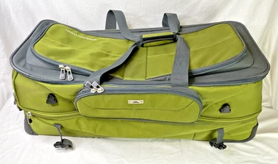High Sierra 32” Rolling Gree Duffle Bag Backpack Wheeled Luggage Travel Suitcase - Image 1 of 4