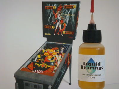 Liquid Bearings, BEST 100%-synthetic oil for Bally pinball, PLEASE READ!! - Image 1 of 2