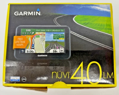 Garmin Nuvi 40LM GPS BUNDLE (Missing vehicle suction cup mount) - OPEN BOX - Image 1 of 4