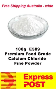 100g of Premium Food Grade Calcium Chloride Powder E509 - FREE EXPRESS POSTAGE - Picture 1 of 1