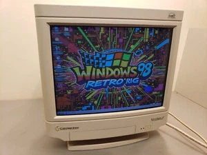 Gateway 2000 Vivatron 17 CPD-17F23 17" CRT Monitor VGA Color Computer Display - Picture 1 of 16