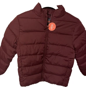 The Children's Place Medium 7- 8 Puffer Boy Lightweight Redwood Jacket New - Picture 1 of 5