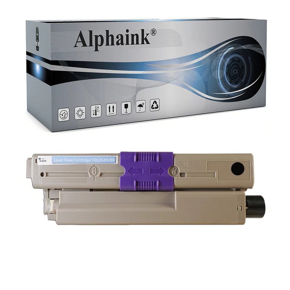 ALPAHINK Toner compatibile per Oki C332DN MC363DN MD 363DN 3500 COPIE