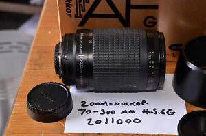 Boxed Nikon AF Nikkor 70-300mm f4-5.6G Autofocus Zoom for 35mm and DSLRs. - VGC