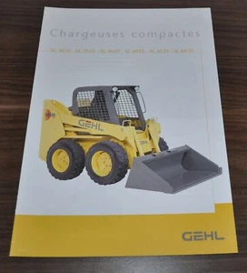 Folleto de especificaciones de cargadora compacta compacta Gehl SL FR - Imagen 1 de 7