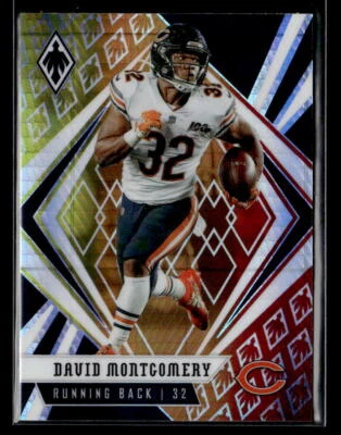 David Montgomery - 2020 Panini Phoenix Fire Burst Holo #30 Chicago Bears - Image 1 of 2