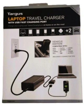 Targus Universal Laptop, Tablet, Smartphone Charger model APM32USZ - Image 1 of 4