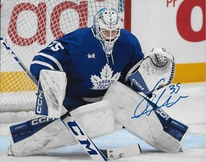 Signed Dennis Hildeby  Toronto Maple Leafs Autographed  8x10 Photo #1 Original - Picture 1 of 2