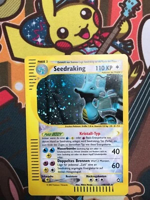 Seedraking Holo 148/147 Aquapolis deutsch Pokemon Karten NM+ - Bild 1 von 4