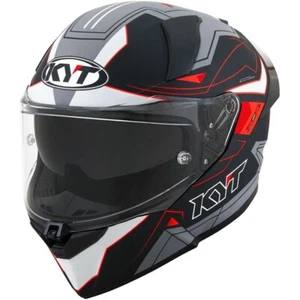 CASCO INTEGRALE KYT R2R LED Nero Opaco Grigio - Imagen 1 de 5